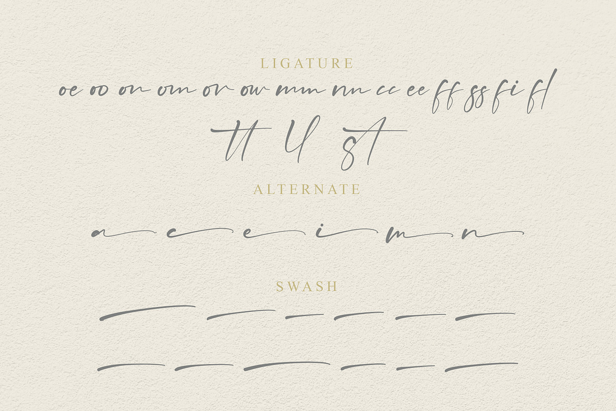 Callista - Signature Font, a Script Font by ribethstudio (Photo 5 of 13)