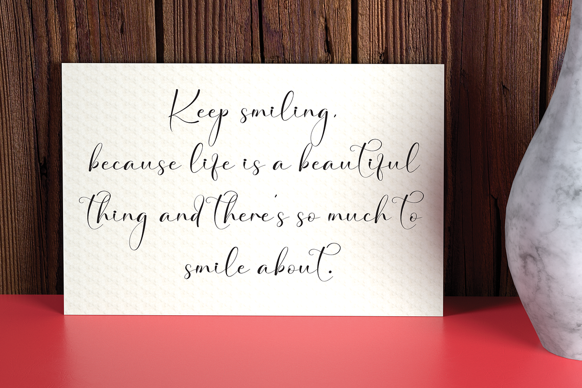 Monogram Present | Script Font, a Handwritten Font by Scratchones (Photo 4 of 8)