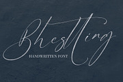 Bhesting, a Script Font by pineungtype (Thumbnail 1 of 7)