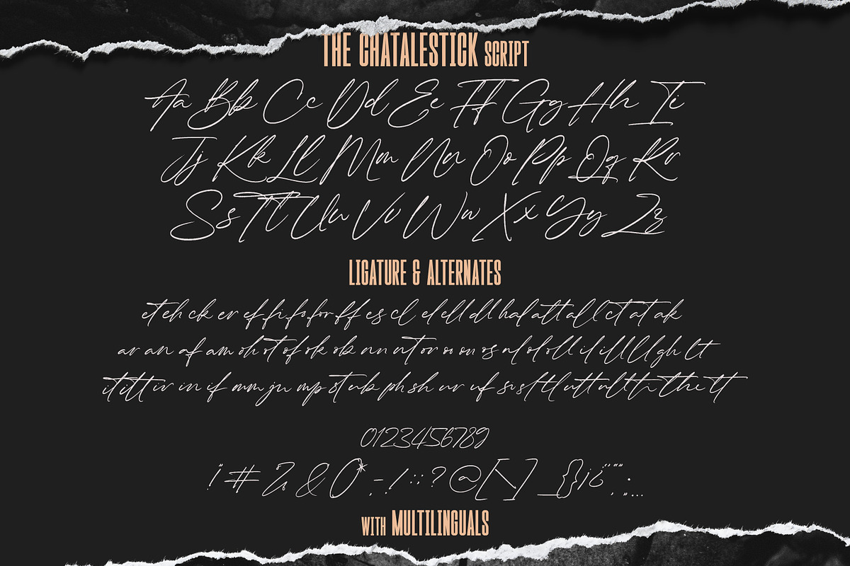 The Chatalestick - Strong Condensed, a Sans Serif Font by Almarkhatype (Photo 9 of 11)