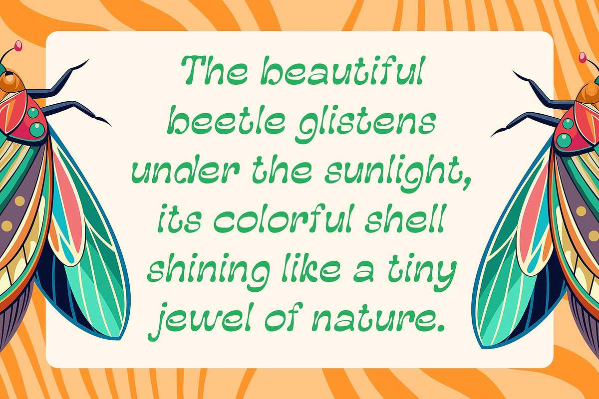 Peacy Blur, a Sans Serif Font by Craft Supply Co. (Photo 6 of 8)