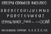 Creepy Crawler, Cute Halloween Font, a Sans Serif Font by Designing Digitals (Thumbnail 2 of 9)
