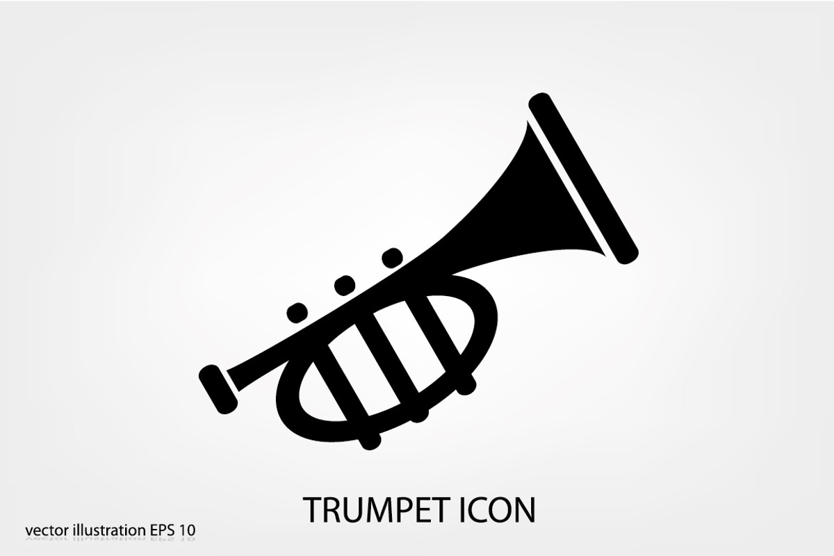 TRUMPET ICON, an Icon by 007NATALIIA