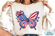 Patriotic Butterfly Png, a Seasonal Illustration by Daily.Designs (Thumbnail 2 of 5)