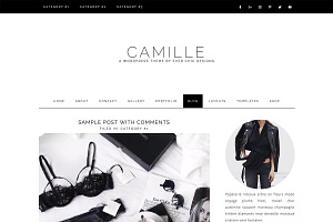 Camille Feminine Wordpress Theme