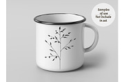 Botanical Clip art Floral vector, an Illustration by DigitalArsiart (Thumbnail 5 of 6)