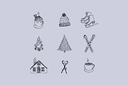 Winter Vibe Illustrations, an Illustration by naima.design (Thumbnail 3 of 4)
