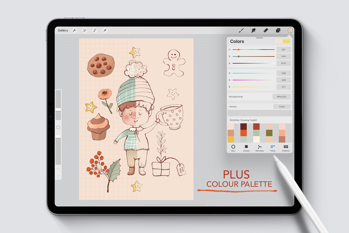 Gnomes Drawing Toolkit, a Brush Add-On by Rosangela Curti (Photo 5 of 13)