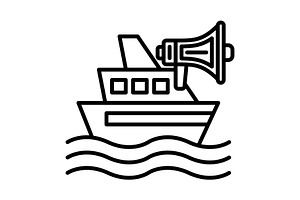 Cruise Line Icon