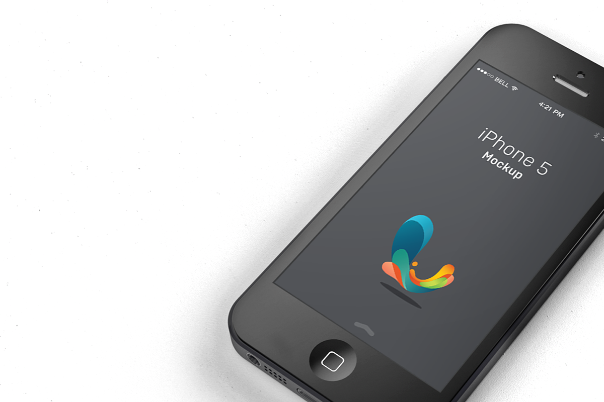 iPhone 5 Mockup, an iPhone Mockup by Vision Trust (Photo 4 of 5)