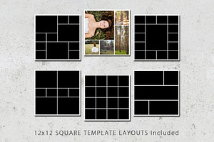 12x12 Photo Book Album Templates