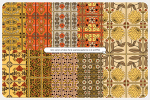 ArtDeco Floral Patterns