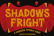 Shadows Fright Font, a Blackletter Font by Marvadesign (Thumbnail 1 of 8)