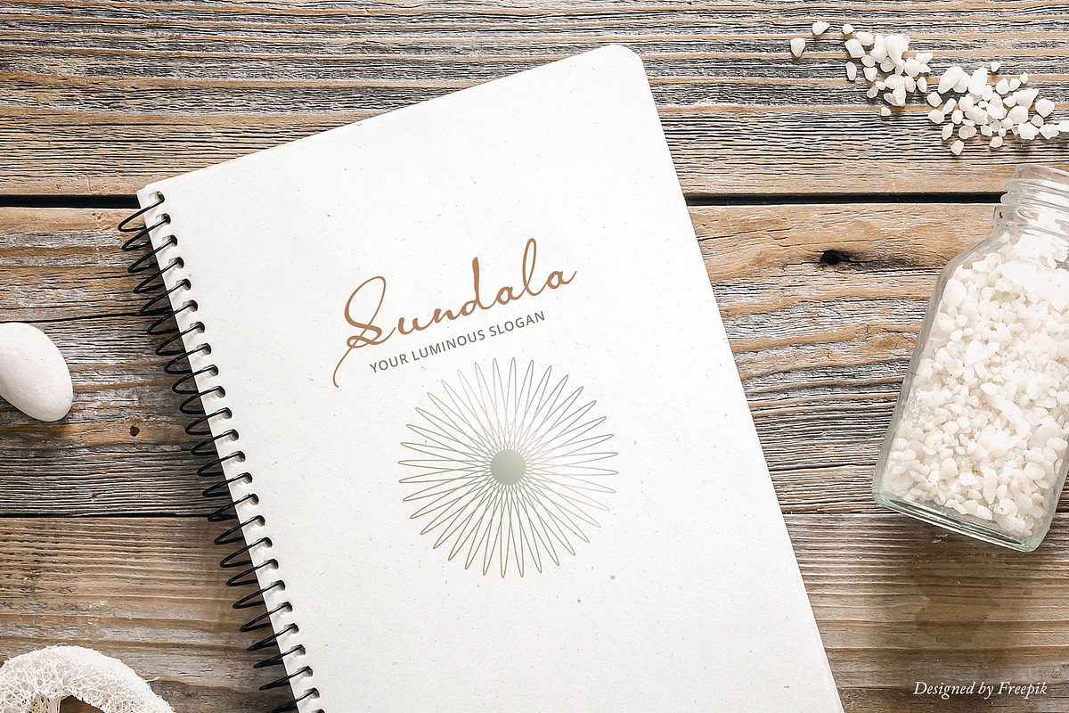 Luminous Mandala Sun Logo - Canva AI preview 6