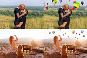 Hot Air Balloon Overlay, an Object Graphic by VligCreativeStudio (Thumbnail 4 of 6)