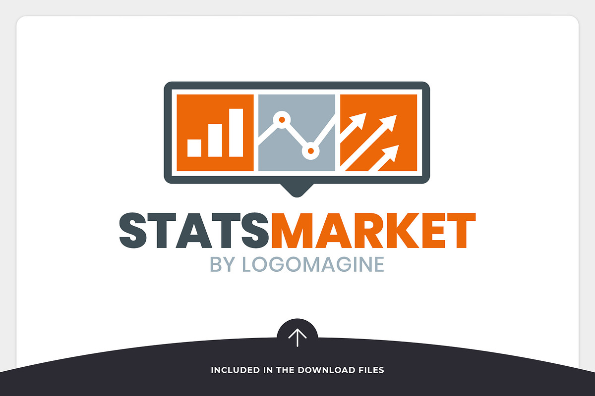 Stats Market Logo Template, a Branding & Logo Template by LOGOMAGINE (Photo 9 of 13)