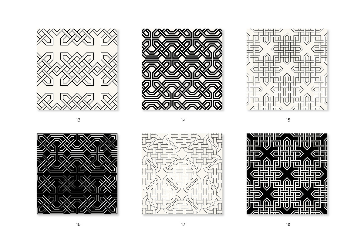 Celtic Seamless Patterns, a Pattern Graphic by Curly_Pat (Photo 5 of 11)