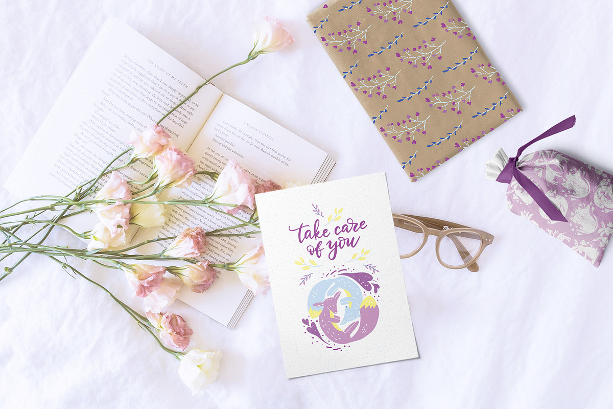 You + Me: hand drawn design kit, an Object Graphic by Gray Cat Graphics (Photo 3 of 21)
