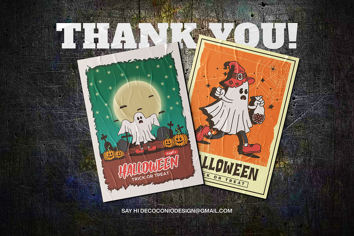 Halloween Flyer Bundle, a Poster Template by Decoconio Design (Photo 4 of 4)