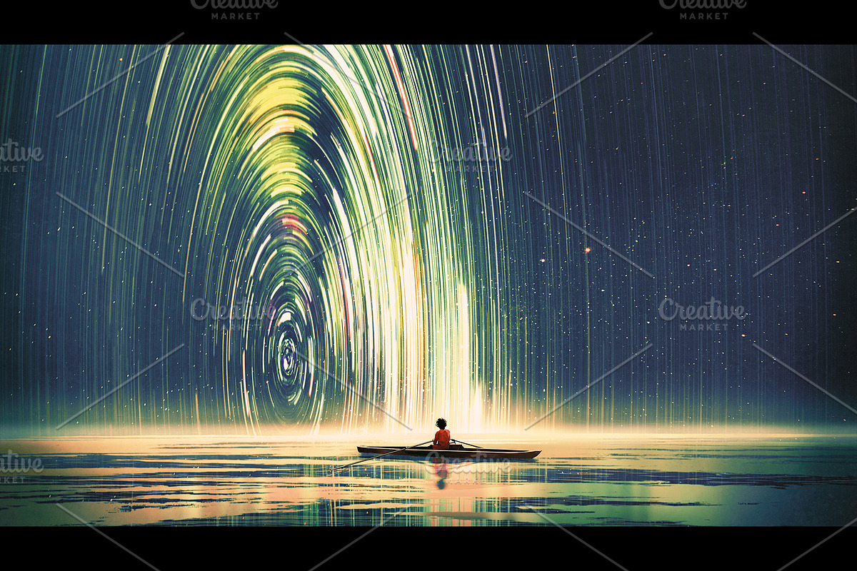 Starry fantasy painting collection, a Person Illustration by Grandfailure (Photo 7 of 7)