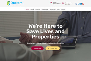 Medical WordPress Theme - Doctors