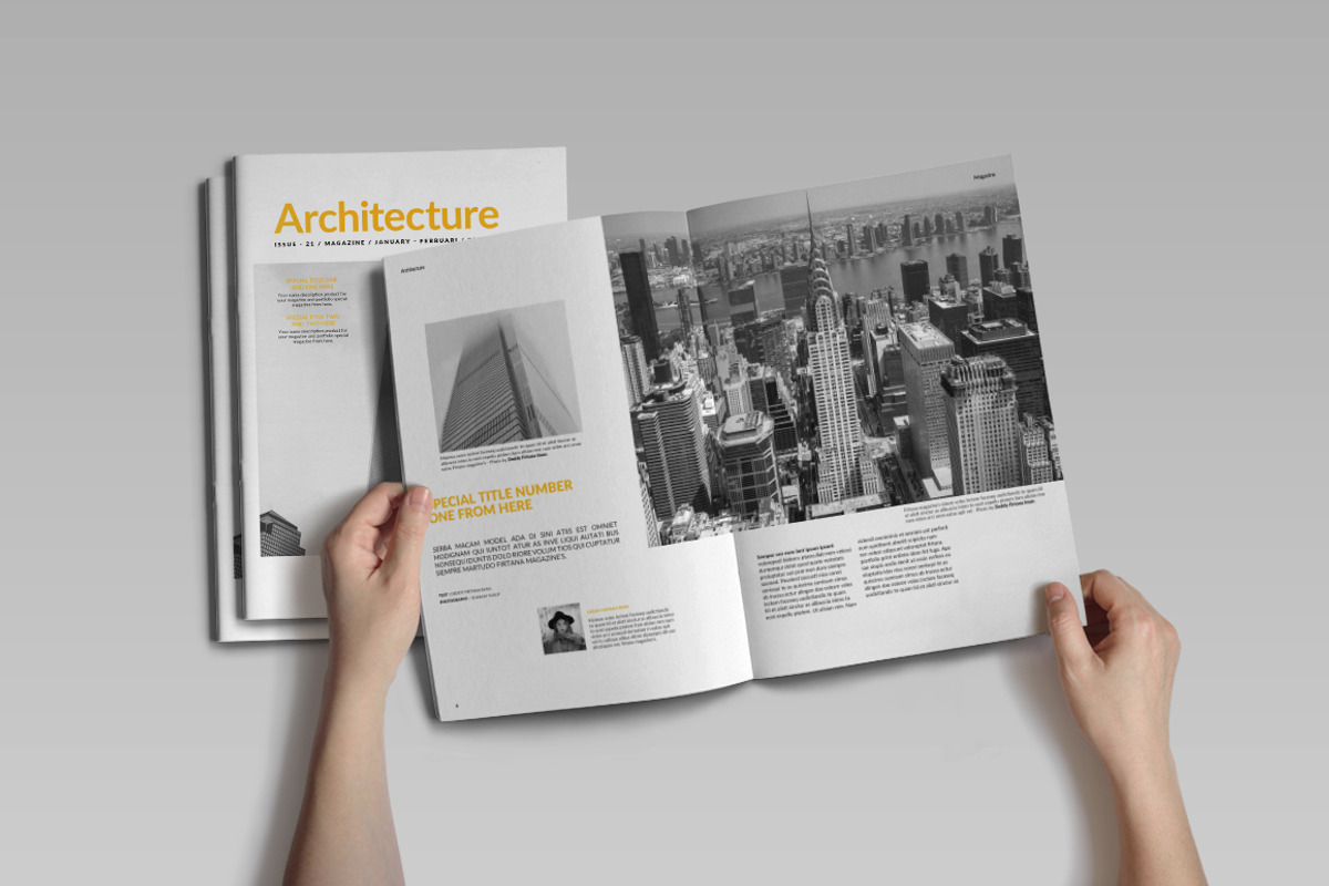 Architecture Magazine, a Magazine Template by Firtana (Photo 2 of 10)