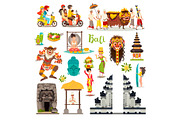 Bali map and Bali set art, a Decorative Illustration by Rimma (Thumbnail 3 of 3)