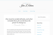 Responsive Minimal Notebook, a WordPress Template by Eric Barnes (Thumbnail 4 of 4)