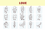 Love, a Symbol Font by Sirinart (Thumbnail 3 of 6)