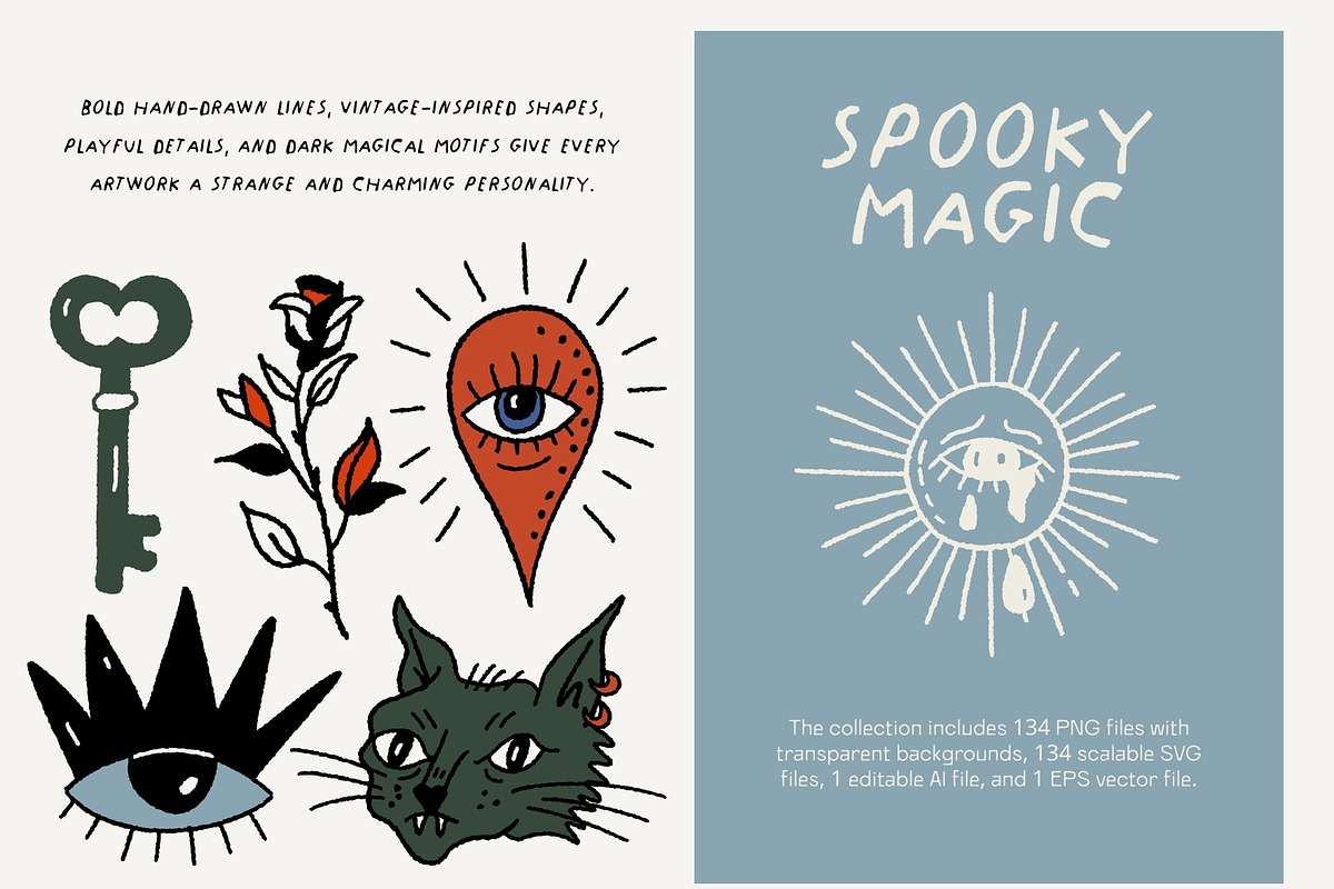 Spooky Magic: 134 Halloween Art, an Object Illustration by Veyla (Photo 13 of 17)