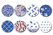SWALLOW pattern collection, a Pattern Graphic by RenattaZare (Thumbnail 10 of 17)