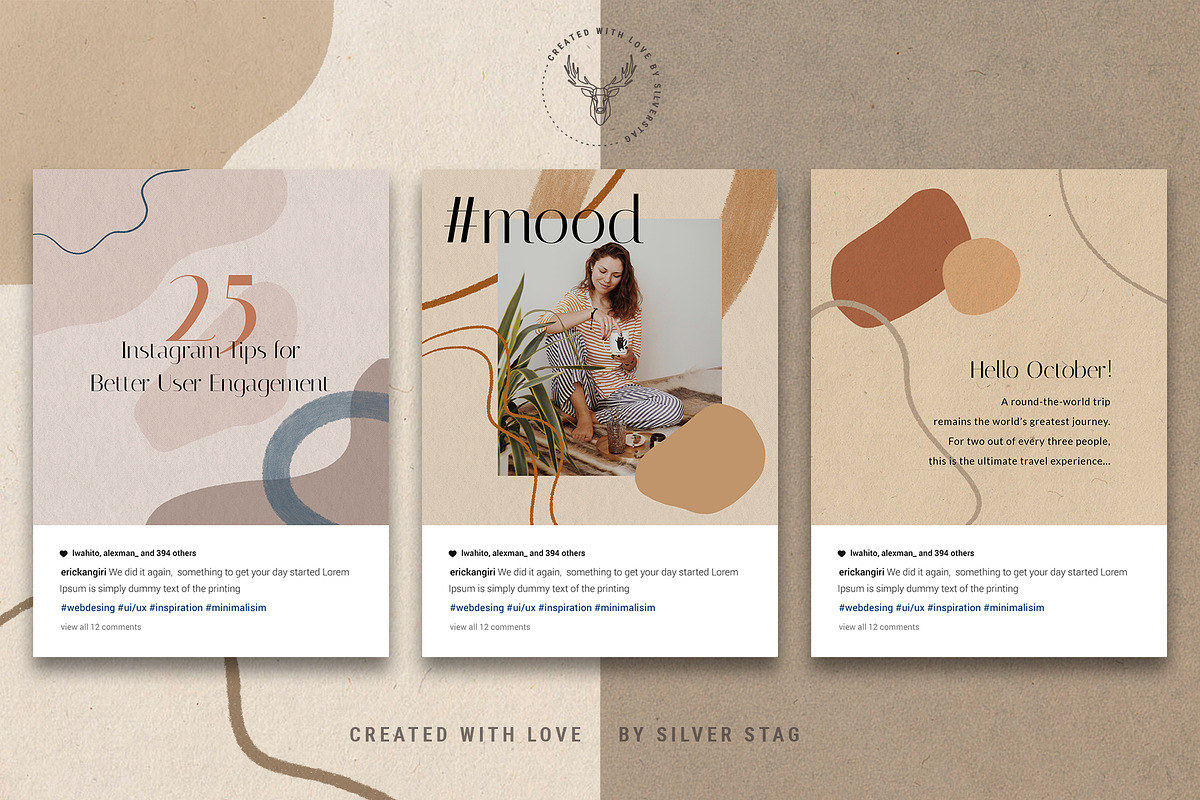 #InstaCool Instagram Posts & Stories, a Social Media Template by SilverStag Type Foundry (Photo 24 of 28)