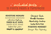 Retro Vibes Font Bundle Handwritten, a Script Font by Kaya Fonts (Thumbnail 20 of 22)