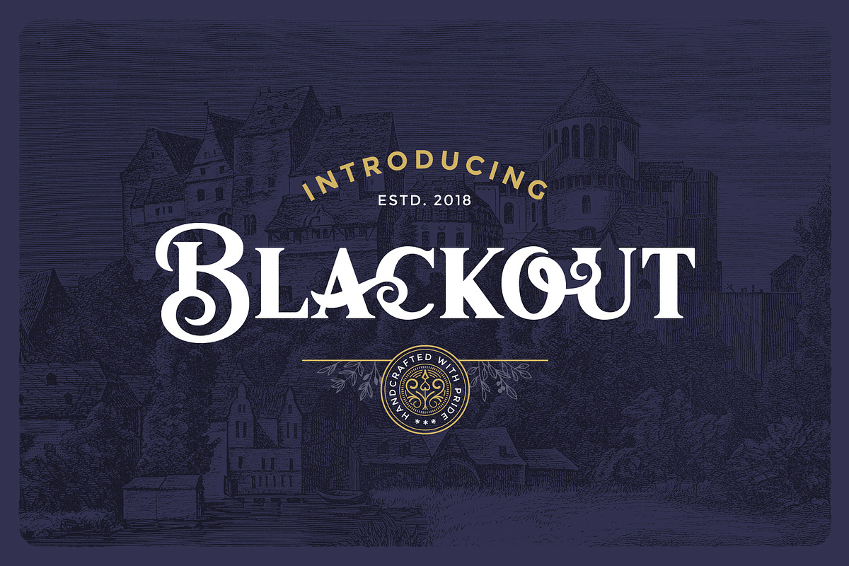 Blackout Typeface