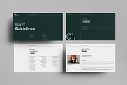 Brand Guidelines Presentation Layout, a Presentation Template by DesignCrest (Thumbnail 5 of 21)