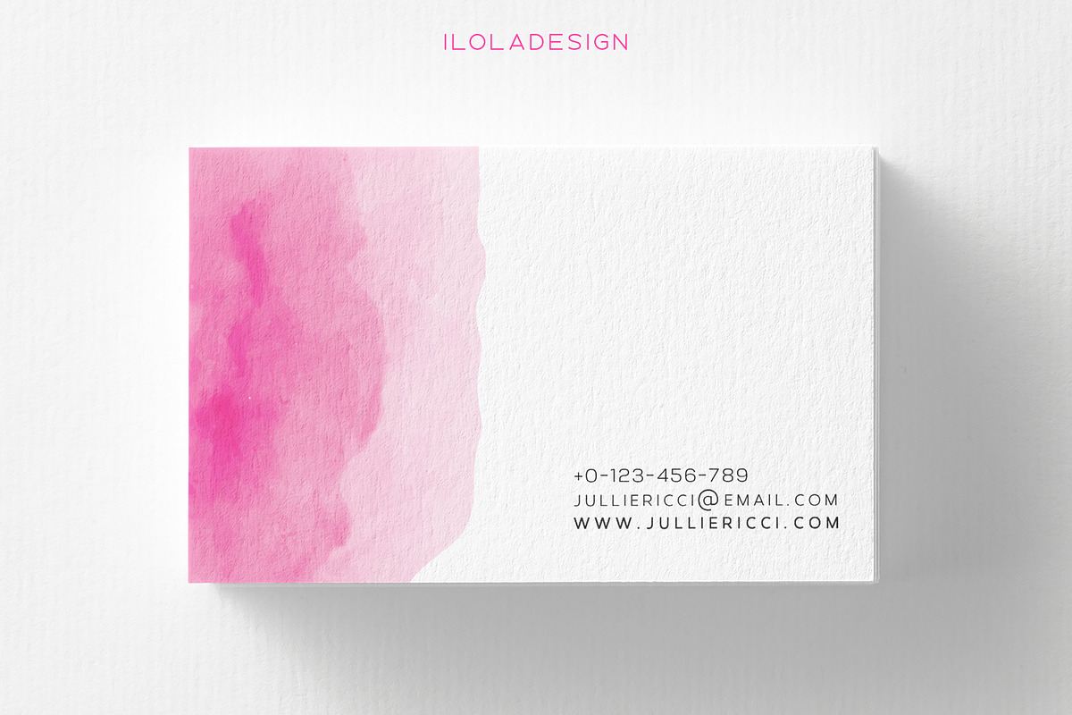2 Colours~Photographer Business Card, a Business Card Template by iloladesign (Photo 2 of 4)