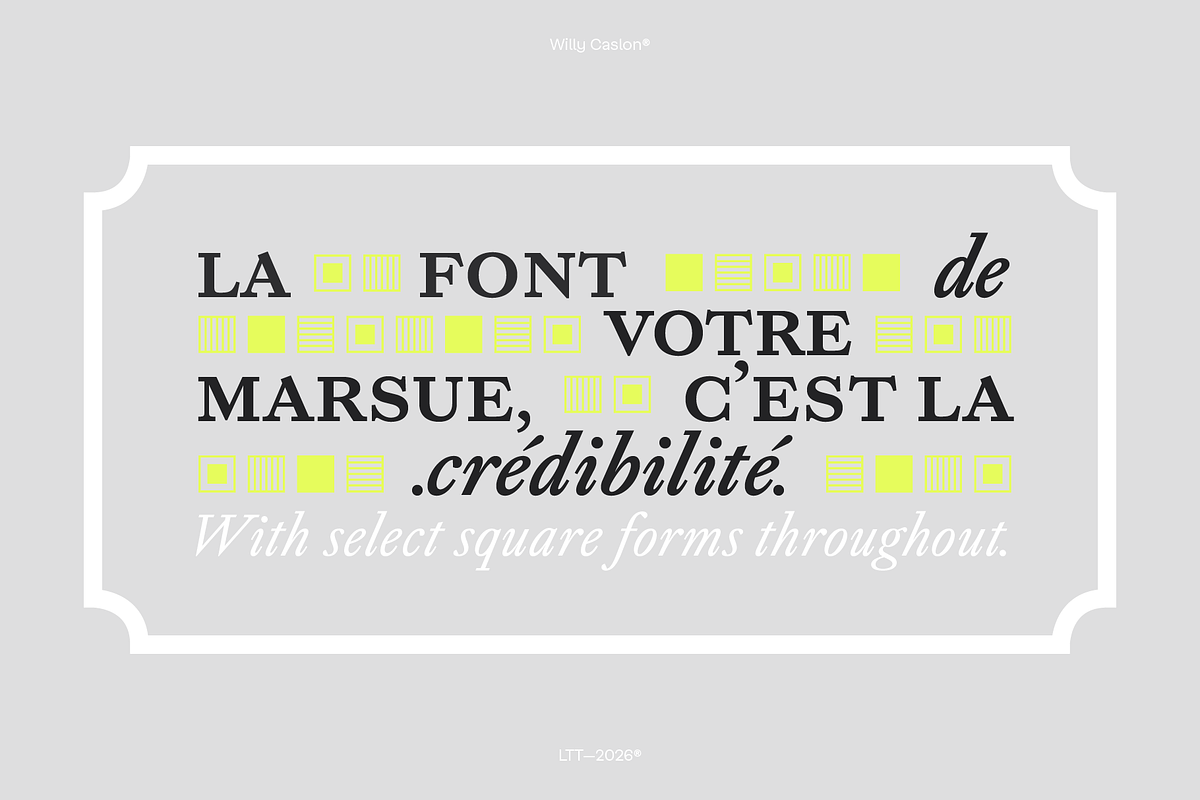 Willy Caslon, a Serif Font by Latinotype (Photo 9 of 13)