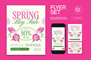 Spring Big Sale Flyer, a Flyer Template by graphicook (Thumbnail 1 of 3)