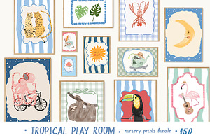 Nursery Wall Art Prints Bundle