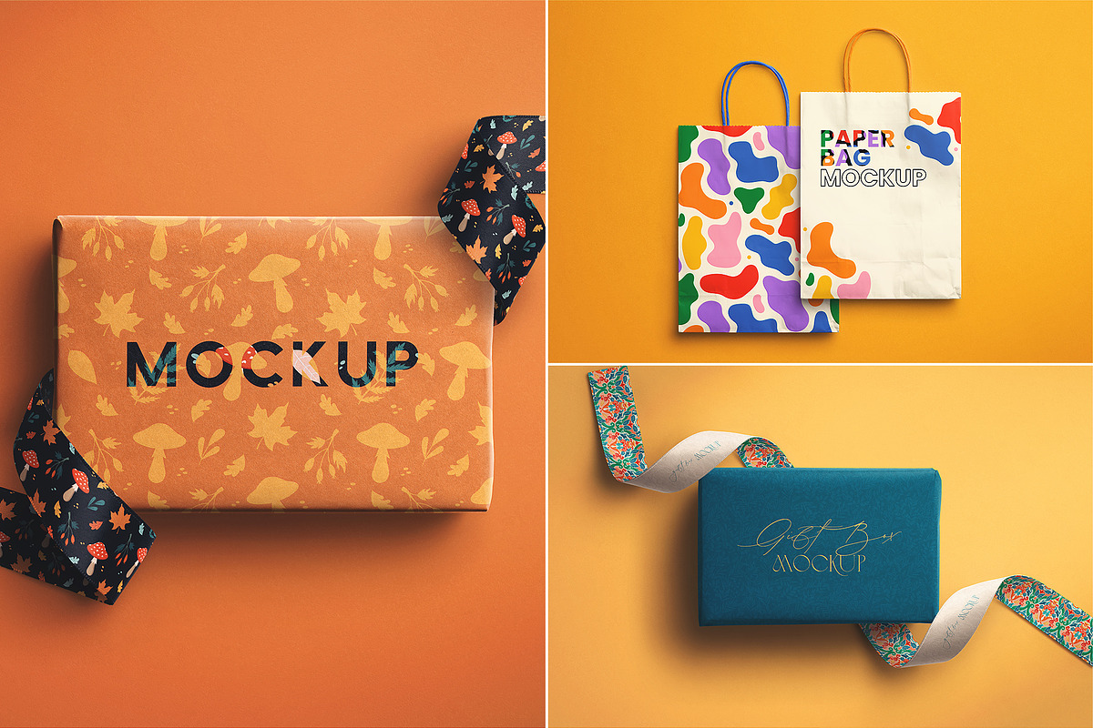 Gift Box Mockups Bundle, a Packaging Mockup by Custom Scene (Photo 11 of 12)