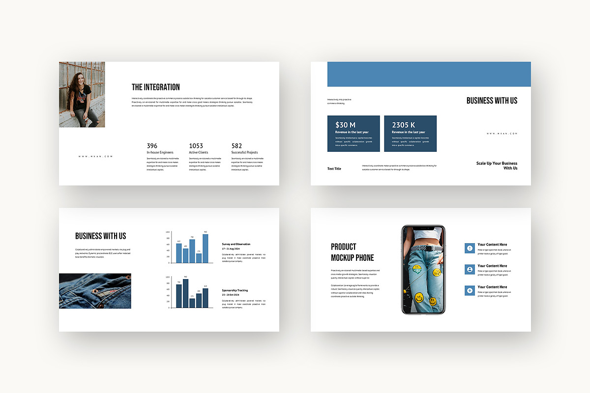 Hxan : Casual Wear Powerpoint, a Presentation Template by Punkl Camp (Photo 7 of 16)