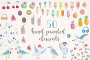 Watercolor Bundle + Font, a Seasonal Illustration by Flo Sacred Art (Thumbnail 25 of 25)