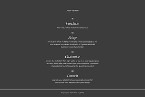 Squarespace Template DUNE