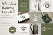 Mindful Bamboo Mandala Branding Kit, a Branding & Logo Template by Elibee (Thumbnail 1 of 11)