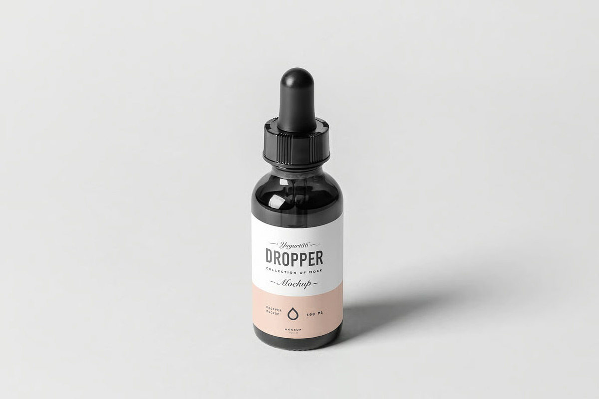 Dropper Bottle Mock-Up, a Product Mockup by zippypixelstudio (Photo 5 of 14)
