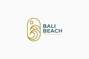 Elegant Bali Beach Wave Logo, a Branding & Logo Template by Signatoro (Thumbnail 2 of 2)