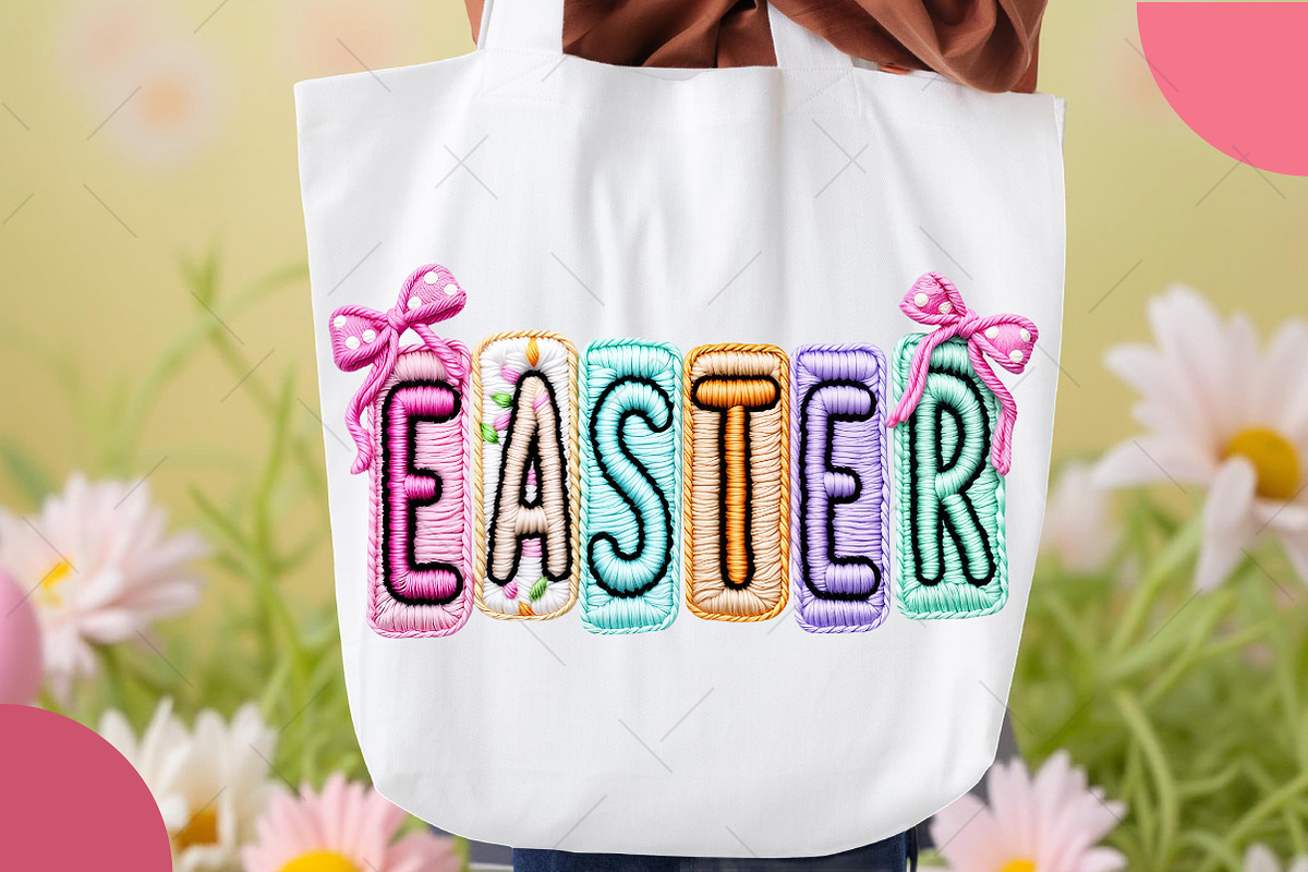 Faux Yarn Coquette Easter Png, an Illustration by OK Design (Photo 3 of 6)