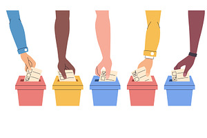 Elections concept illustration, an Object Illustration by Barsuk's Shop