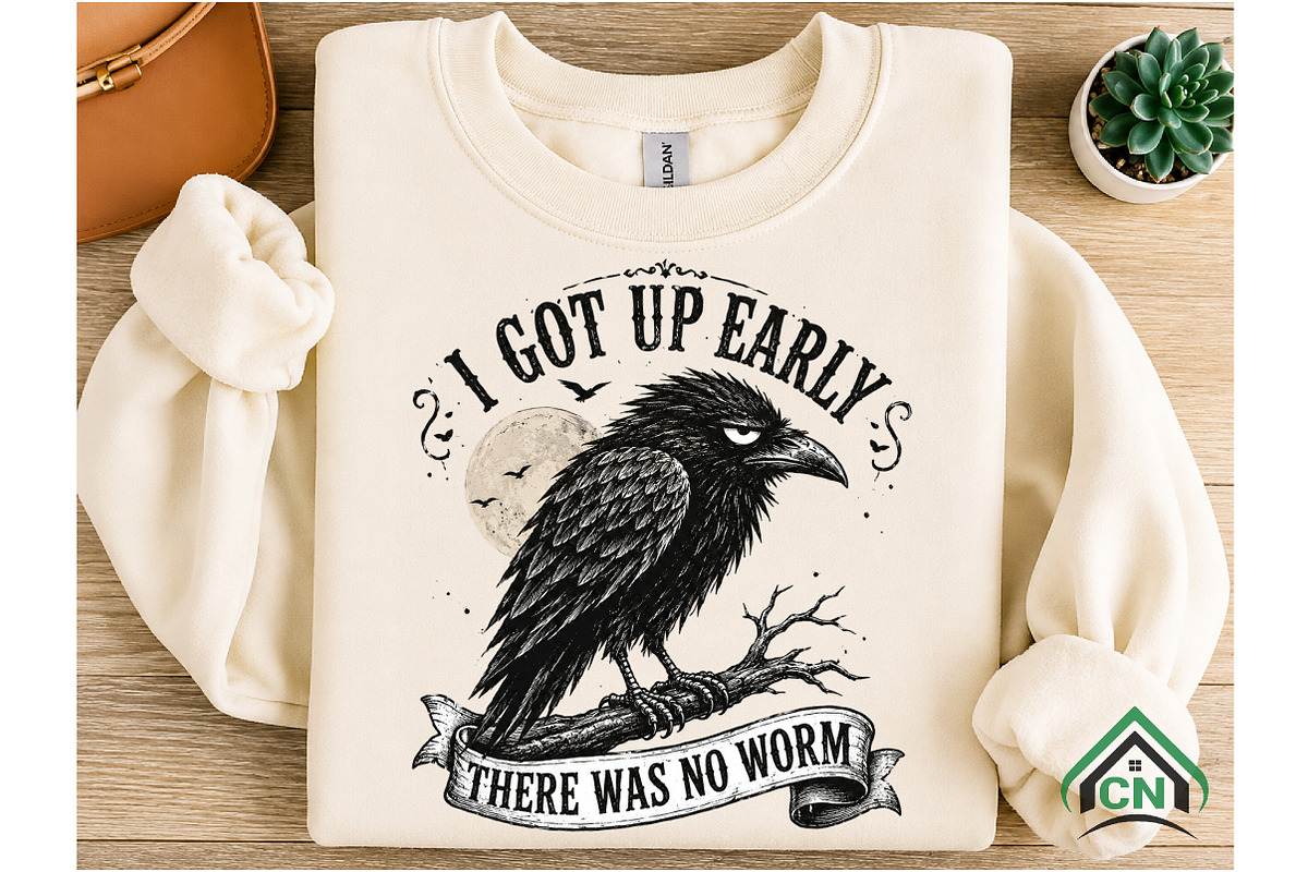 I Got Up Early There Was No Worm PNG, a Seasonal Illustration by Craft Nest (Photo 2 of 5)
