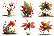 Whimsical Summer splash Clipart, an Illustration by Designworld (Thumbnail 3 of 8)